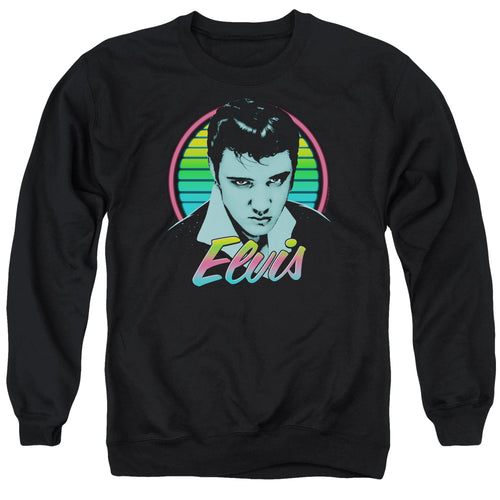 Elvis Presley Neon King Crewneck Sweatshirt