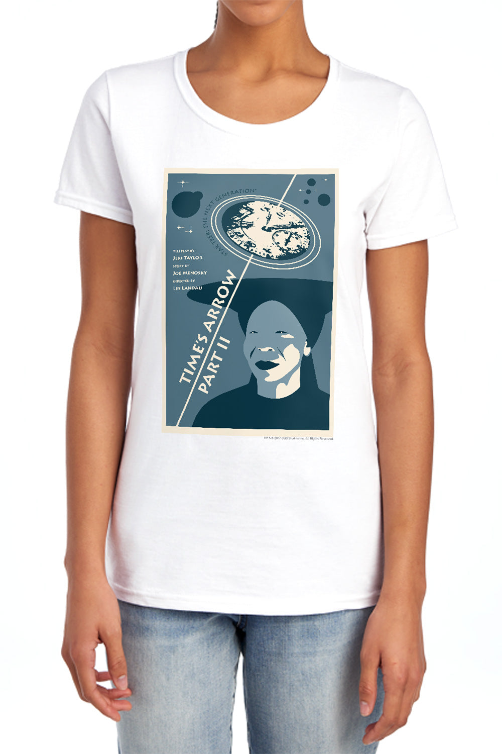 Star Trek Time's Arrow Part II Womens T-Shirt