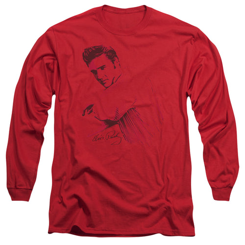 Elvis Presley On The Range Long Sleeve T-Shirt