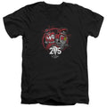 Mighty Morphin Power Rangers Red 25 V-Neck T-Shirt