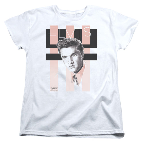 Elvis Presley Retro Womens T-Shirt