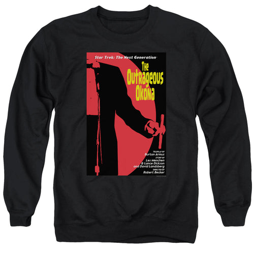 Star Trek The Outrageous Okona Black Crewneck Sweatshirt