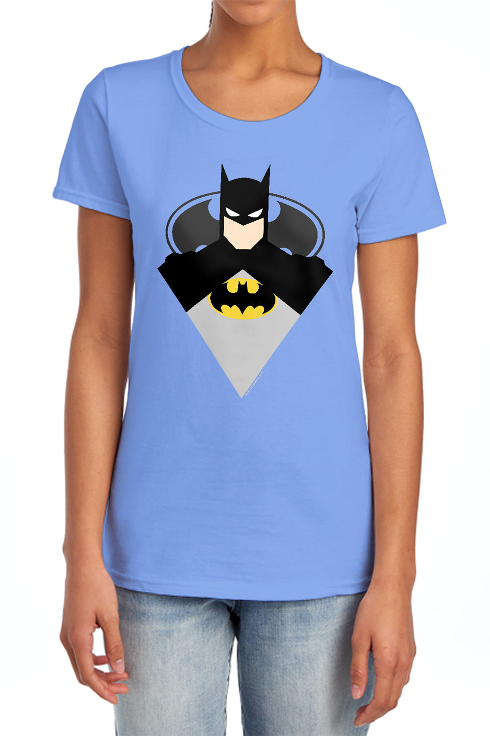 Batman Simple Bat Womens T-Shirt