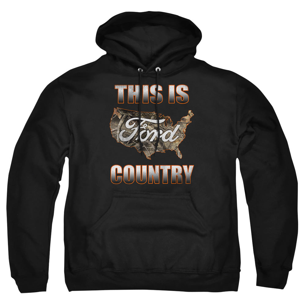 Ford Go Further Orange Camo Pullover Hoodie