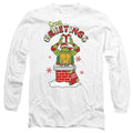 Teenage Mutant Ninja Turtles Green Greetings Christmas Scene Long Sleeve T-Shirt