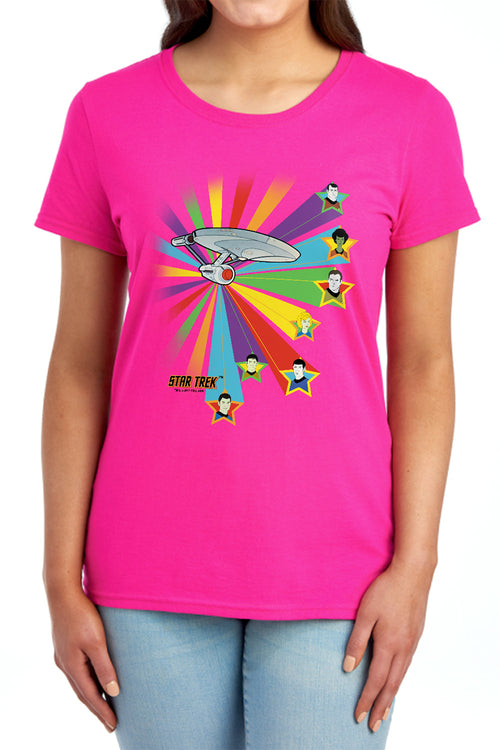 Star Trek Stars of Trek Womens T-Shirt