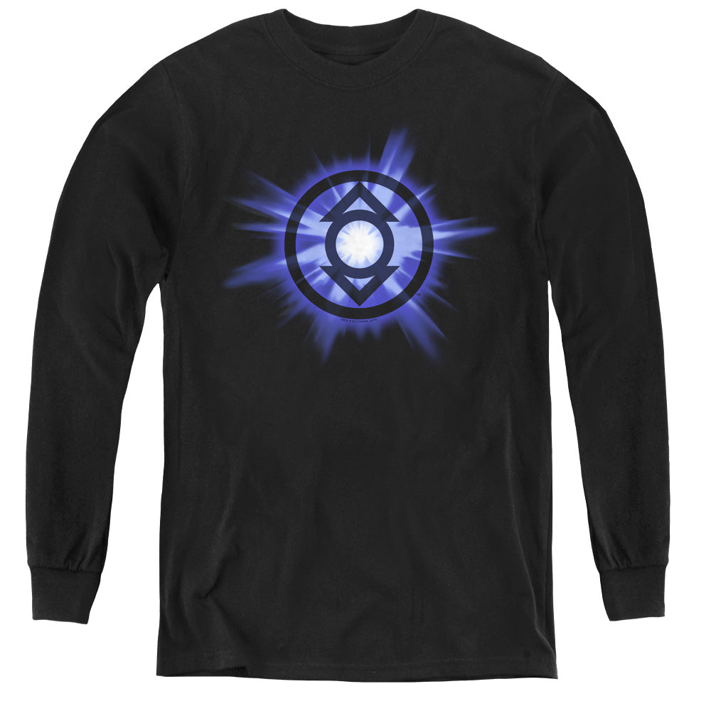 Green Lantern Indigo Glow Youth Long Sleeve T-Shirt