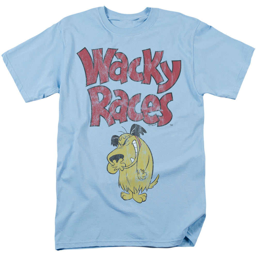 Wacky Races Muttley Snicker on Light Blue T-Shirt