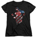 Superman The American Way Text Womens T-Shirt