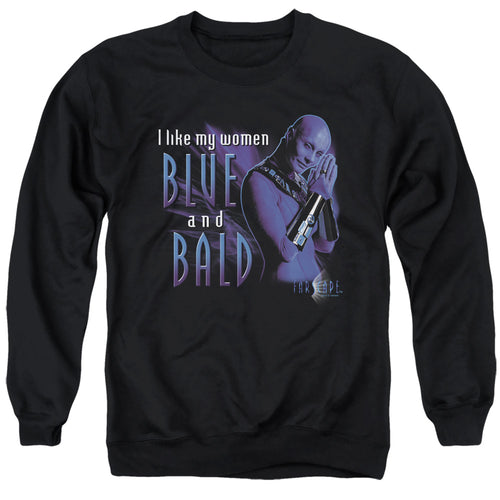 Farscape Blue And Bald Crewneck Sweatshirt