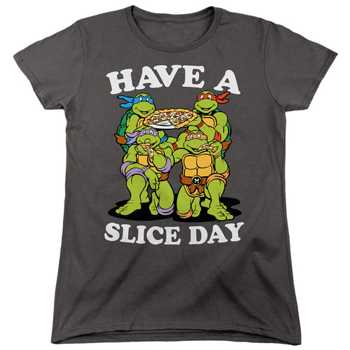 Teenage Mutant Ninja Turtles Have a Slice Day Womens T-Shirt