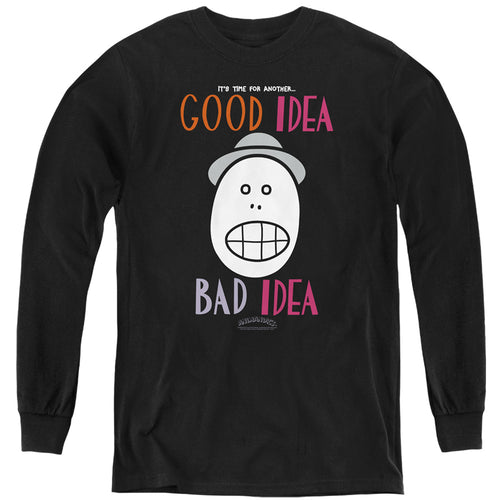 Animaniacs Good Idea Bad Idea Youth Long Sleeve T-Shirt