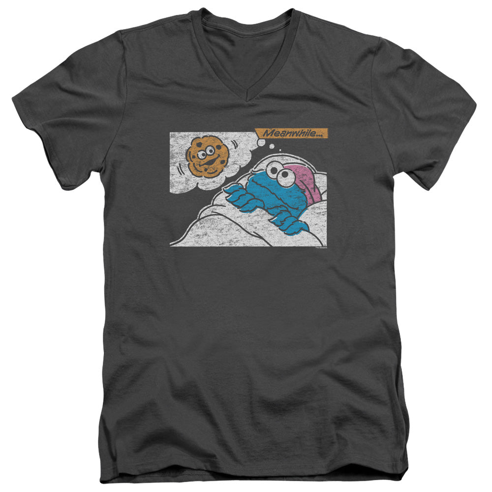 Sesame Street Meanwhile V-Neck T-Shirt