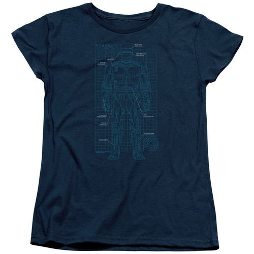 RoboCop Schematic Womens T-Shirt
