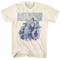 Cast Melrose Place t-shirt in natural