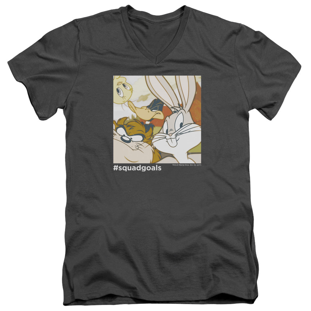 Looney Tunes Squad Goals V-Neck T-Shirt