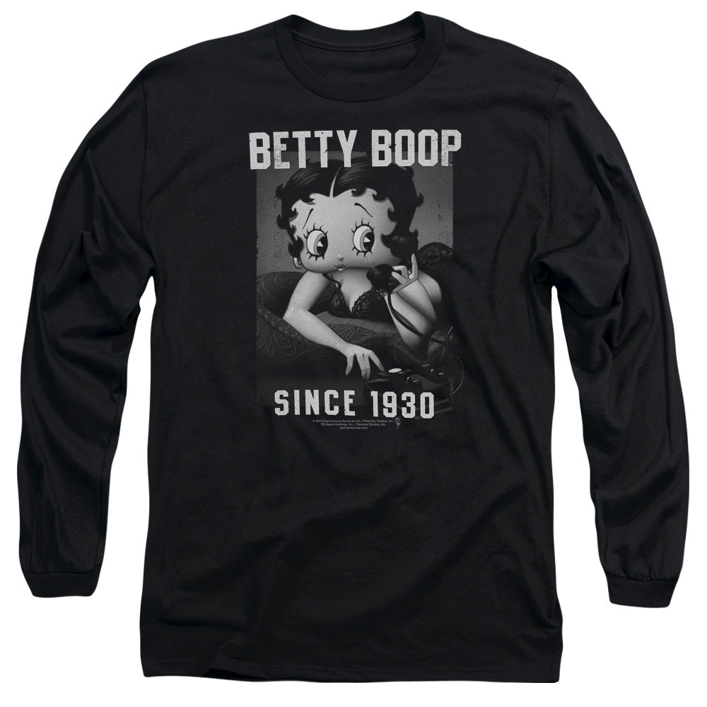 Betty Boop On the Line Long Sleeve T-Shirt