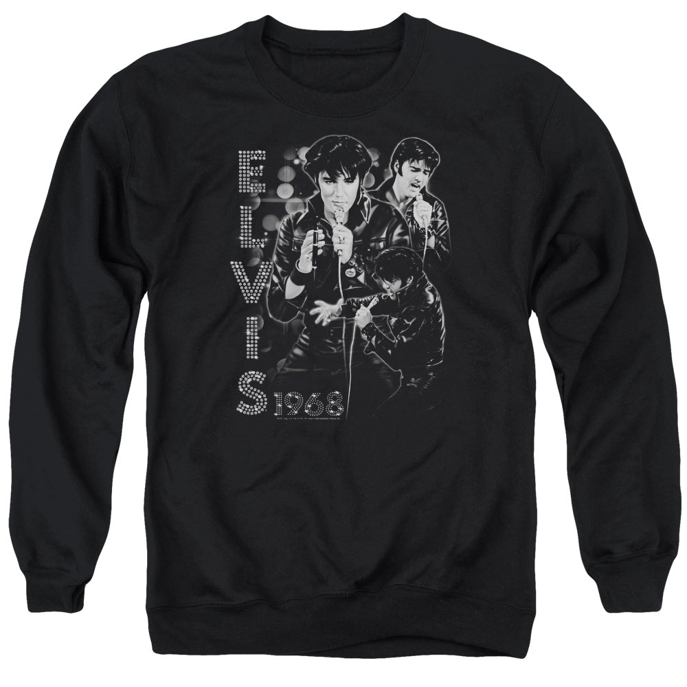 Elvis Presley Leathered Crewneck Sweatshirt