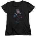 Batman v Superman Super Angry Womens T-Shirt