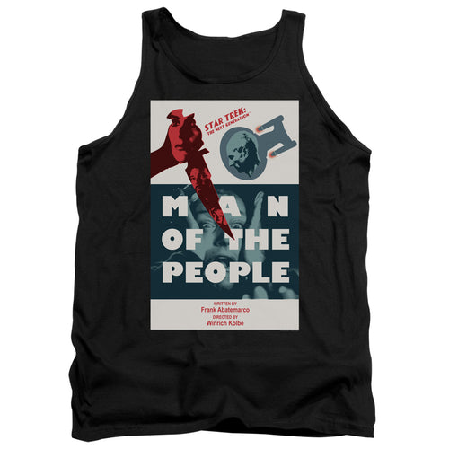 Star Trek Man of the People Black Tank Top