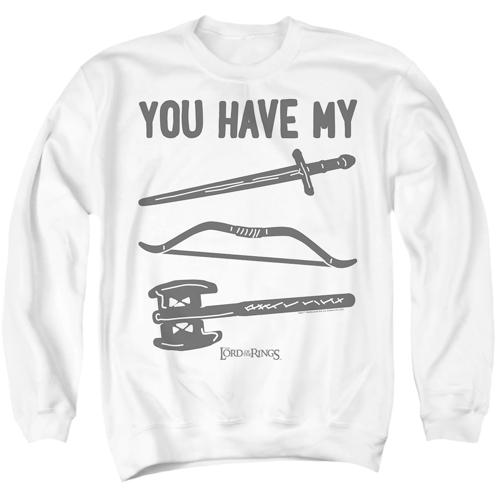 Lord of the Rings You Have My Sword Crewneck Sweatshirt