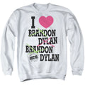Beverly Hills 90210 I Heart Brandon Dylan Crewneck Sweatshirt