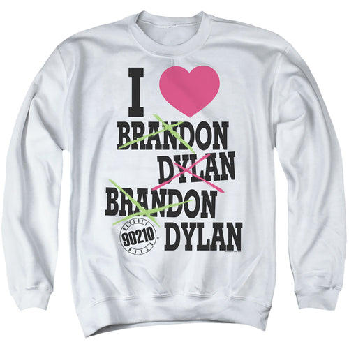 Beverly Hills 90210 I Heart Brandon Dylan Crewneck Sweatshirt