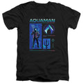 Aquaman Aquaman Stats V-Neck T-Shirt