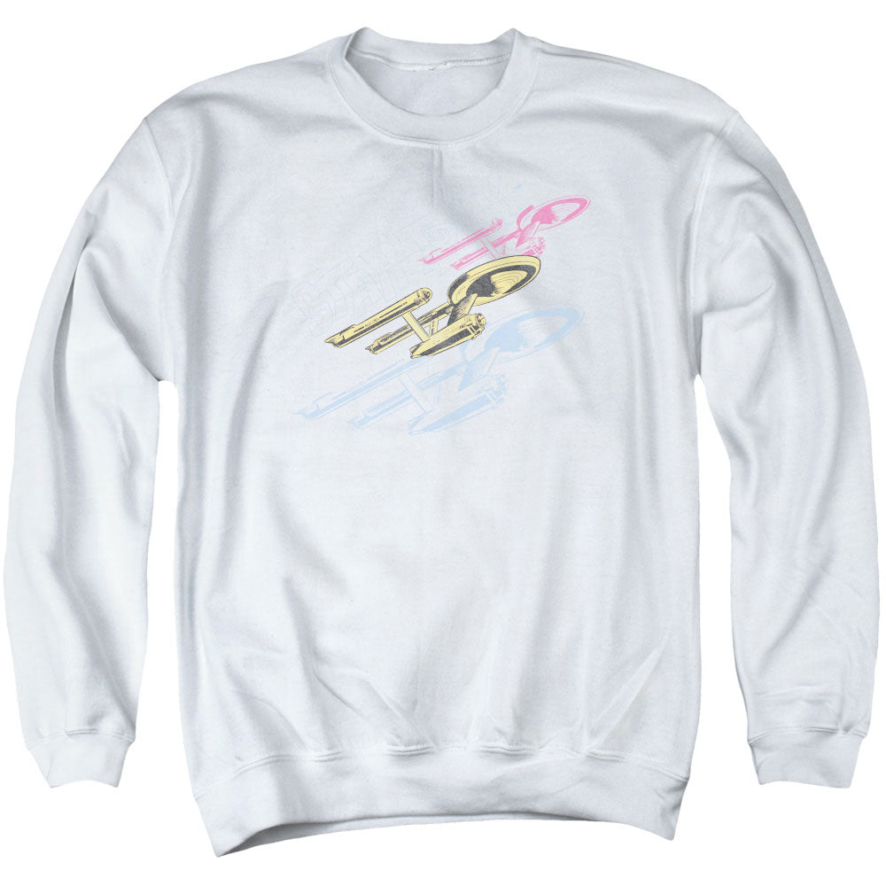 Star Trek Retro Tri Enterprise Crewneck Sweatshirt