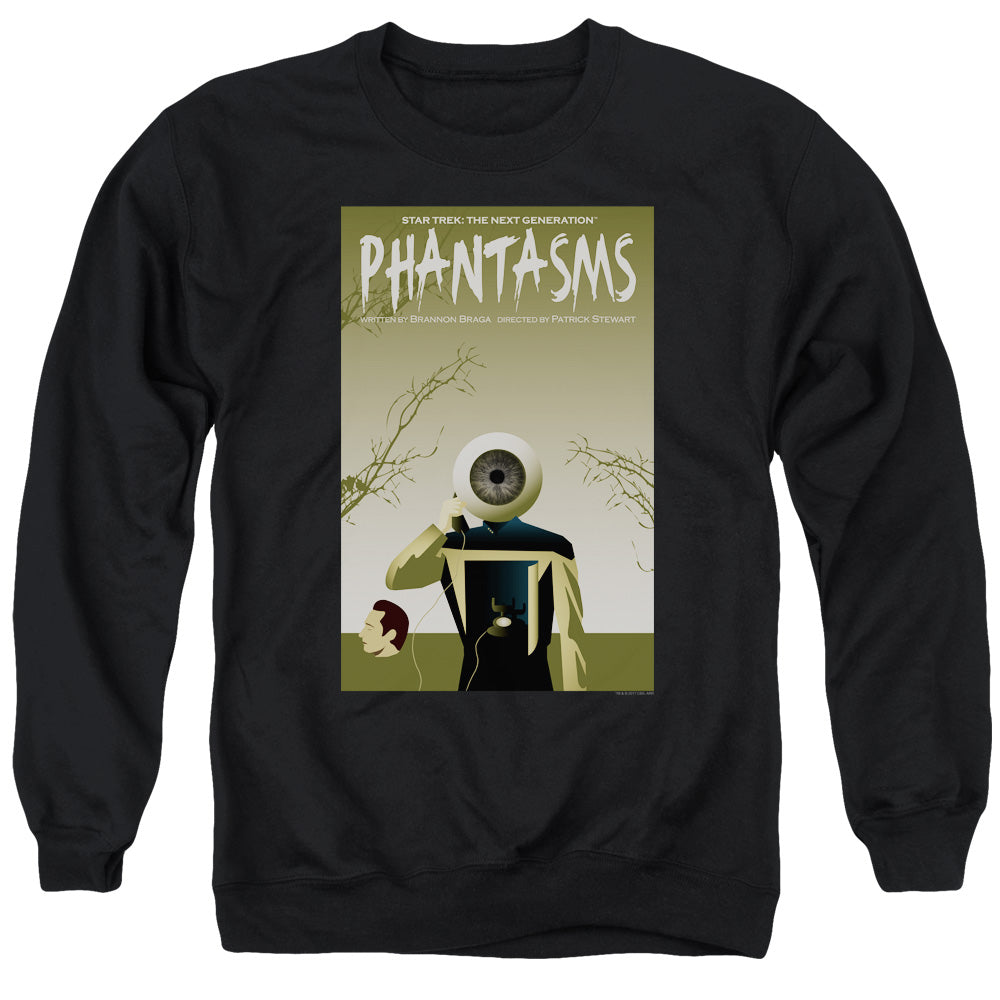 Star Trek Phantasms Black Crewneck Sweatshirt