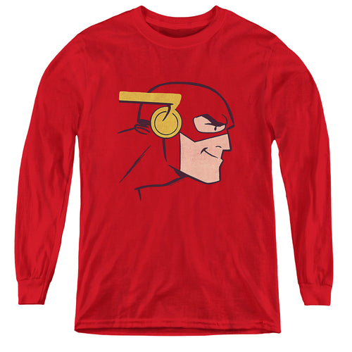 Justice League Cooke Head Youth Long Sleeve T-Shirt