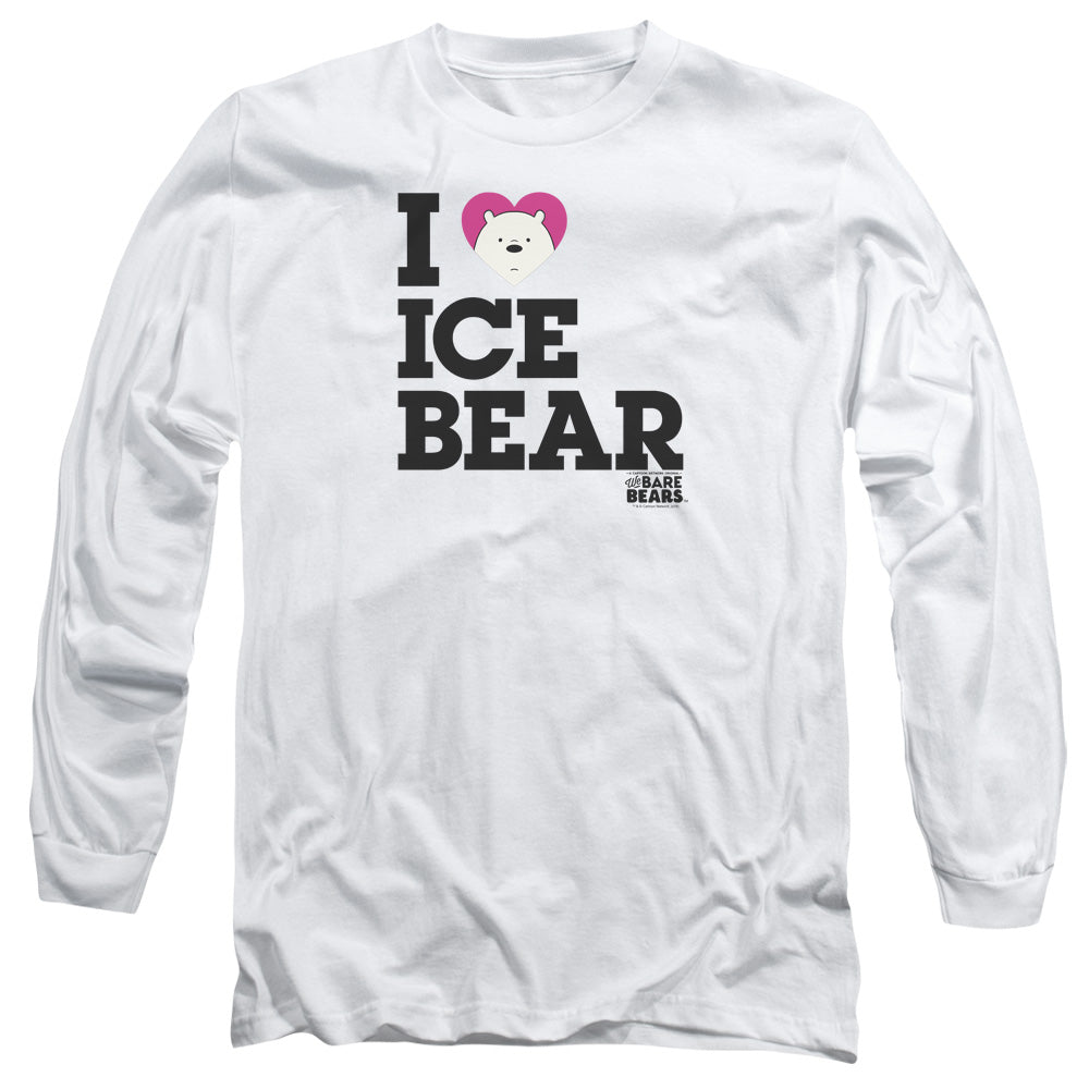 We Bare Bears I Heart Ice Bear Long Sleeve T-Shirt