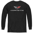Chevy Corvette Modern Emblem Youth Long Sleeve T-Shirt