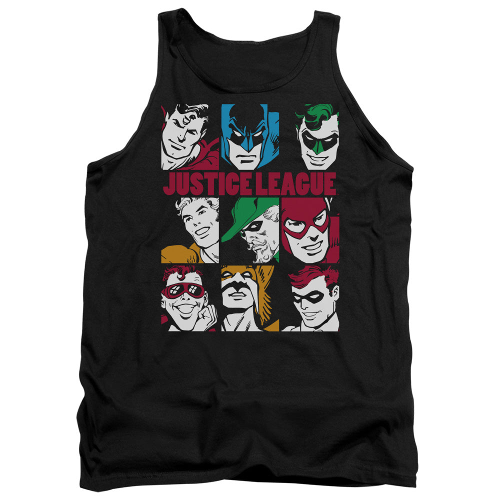 DC Comics Nine Blocks Of Justice Tank Top