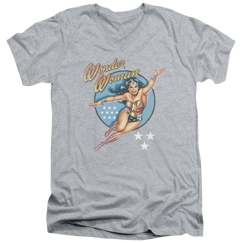 DC Comics Wonder Woman Vintage V-Neck T-Shirt