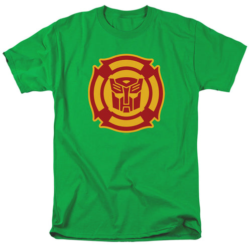 Transformers Rescue Bots Logo Kelly Green T-Shirt