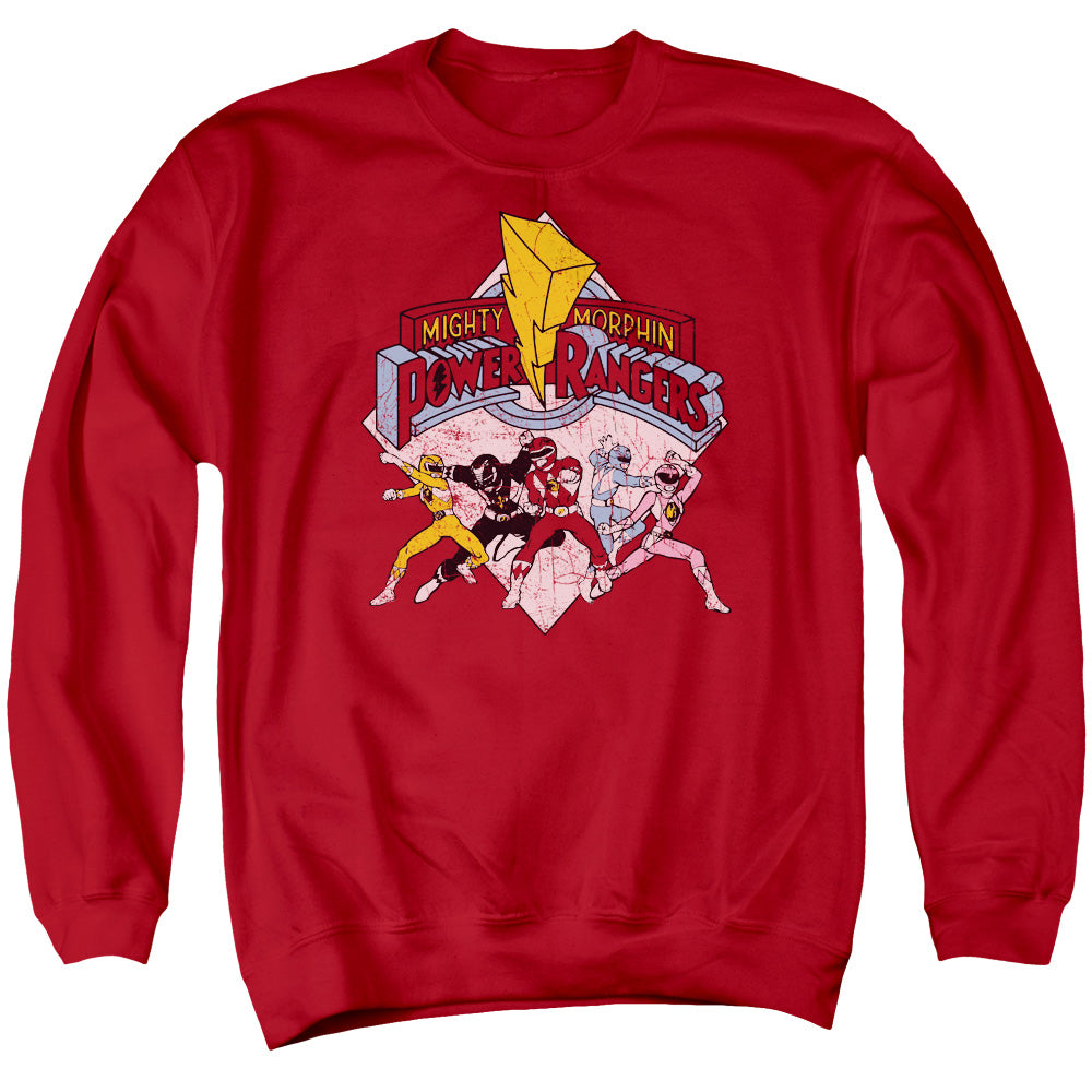 Mighty Morphin Power Rangers Retro Rangers Crewneck Sweatshirt