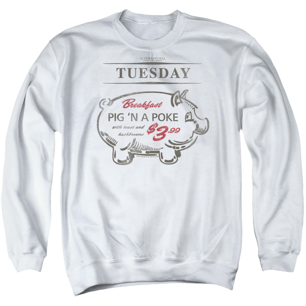 Supernatural Mystery Spot Pig 'n a Poke Crewneck Sweatshirt