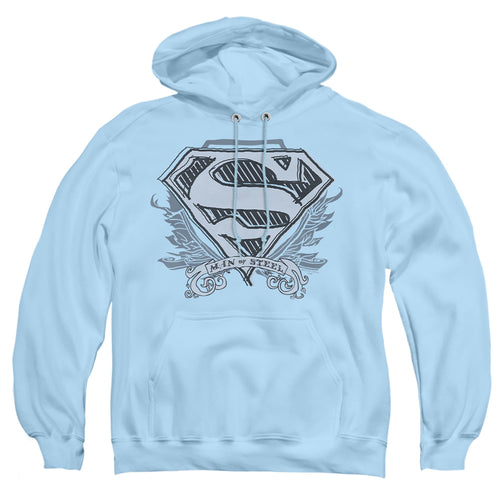 Superman Sketchy Crest Shield Pullover Hoodie