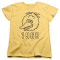 Sesame Street Big Bird 1969 Womens T-Shirt