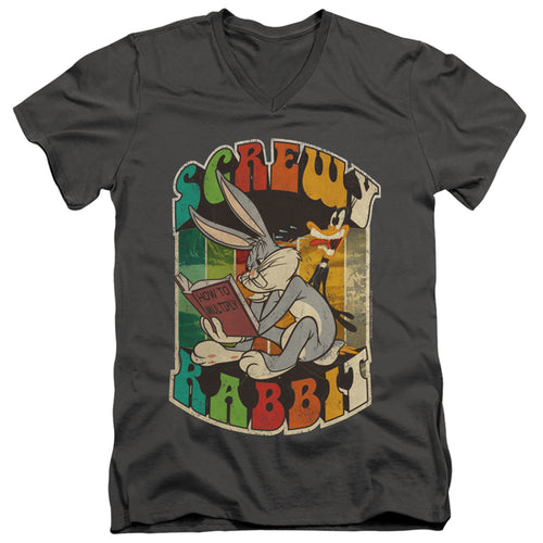 Looney Tunes Screwy Rabbit V-Neck T-Shirt