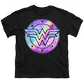 Wonder Woman Unicorn Galaxy Logo Youth/Toddler T-Shirt