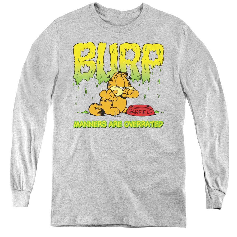 Garfield Manners Youth Long Sleeve T-Shirt