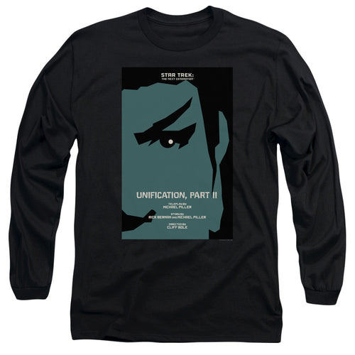 Star Trek Unification Part II Black Long Sleeve T-Shirt