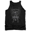 Superman Steel Black Tank Top