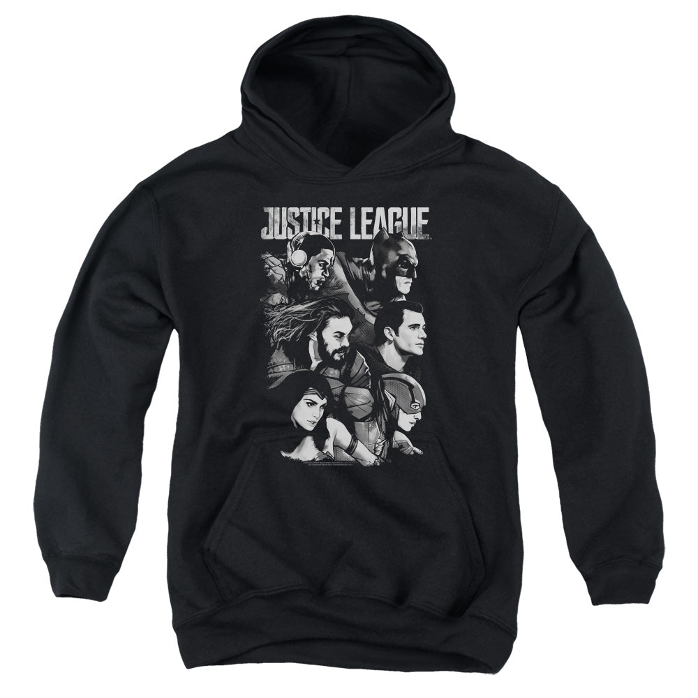 Justice League Pushing Forward Youth Hoodie
