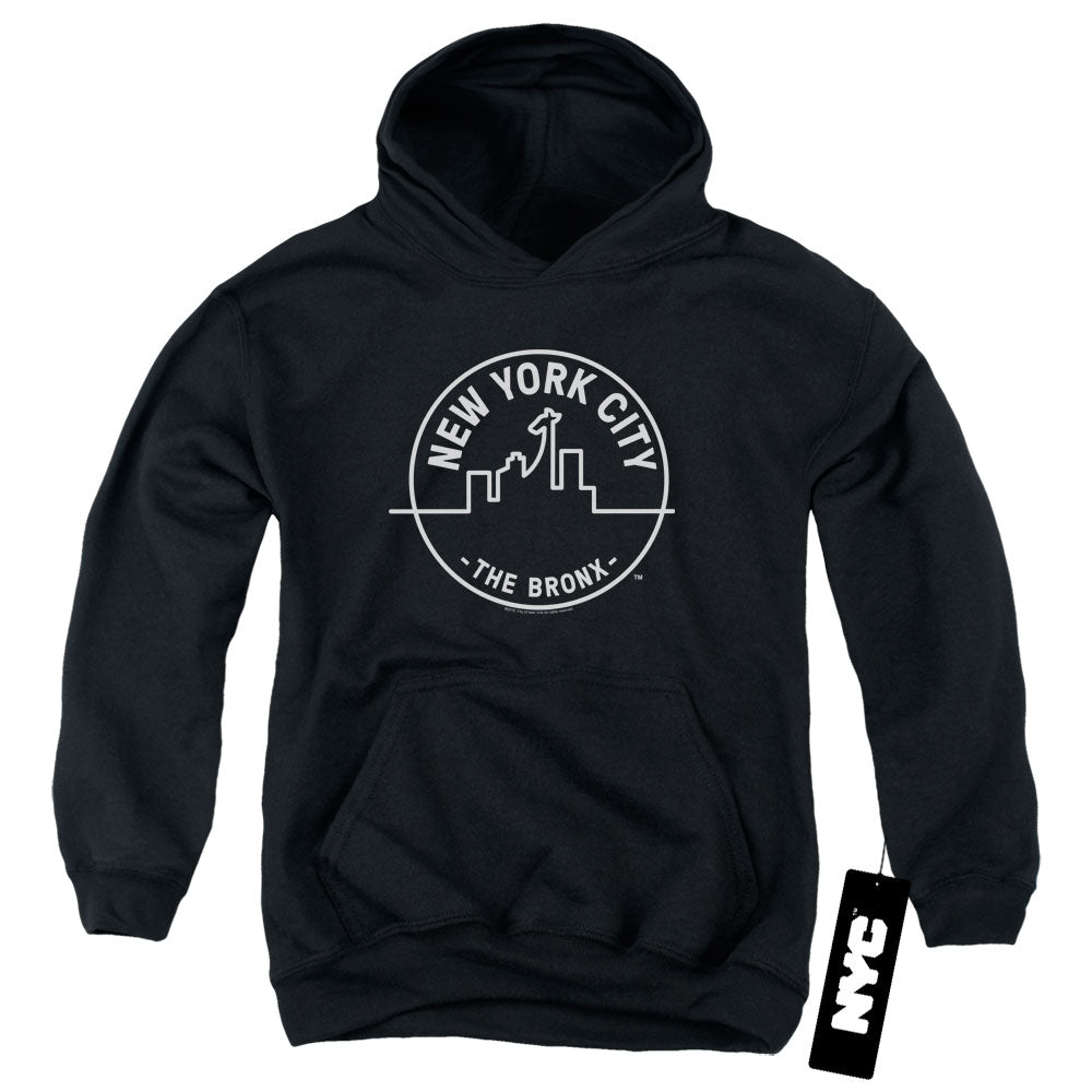 New York City Bronx Badge Youth Hoodie