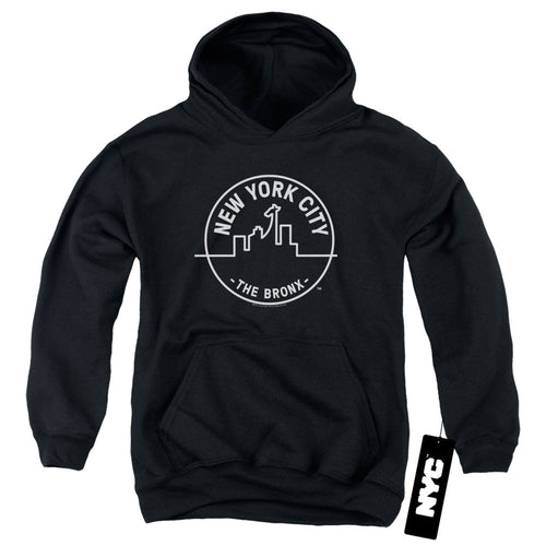 New York City Bronx Badge Youth Hoodie