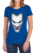 Batman Joker Portrait Womens T-Shirt