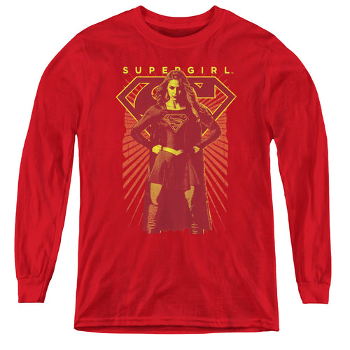 Supergirl Ready Set Youth Long Sleeve T-Shirt